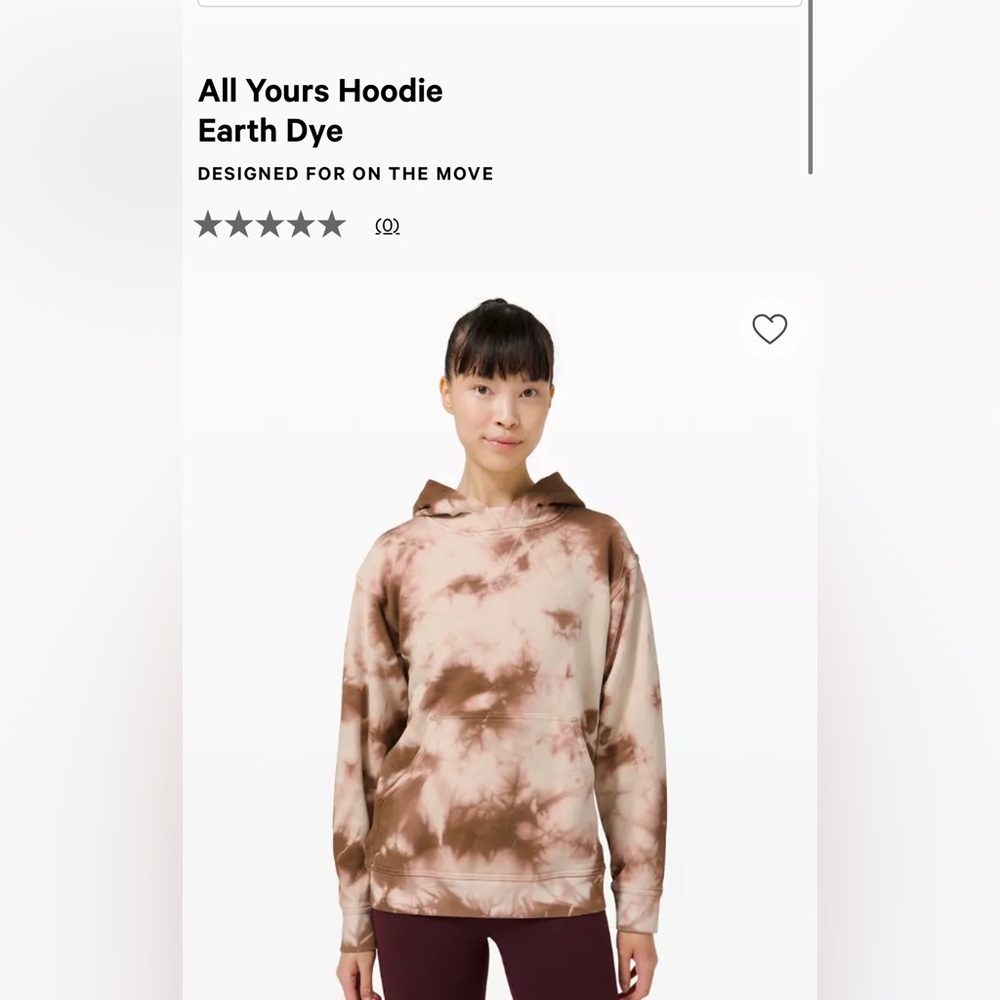 Lululemon All Yours Hoodie Earth Dye 10